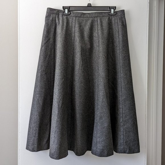 Givenchy Dresses & Skirts - Vtg  Rare 80's Givenchy en Plus Femme Wool A-line Skirt